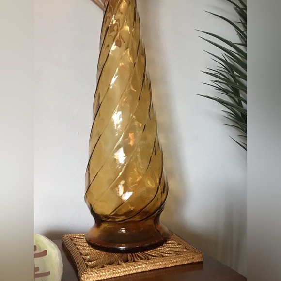 🧞‍♀️💛 Extra Tall Vintage Mid Century Empoli Genie Bottle Made in Italy 1960s - Picture 14 of 14